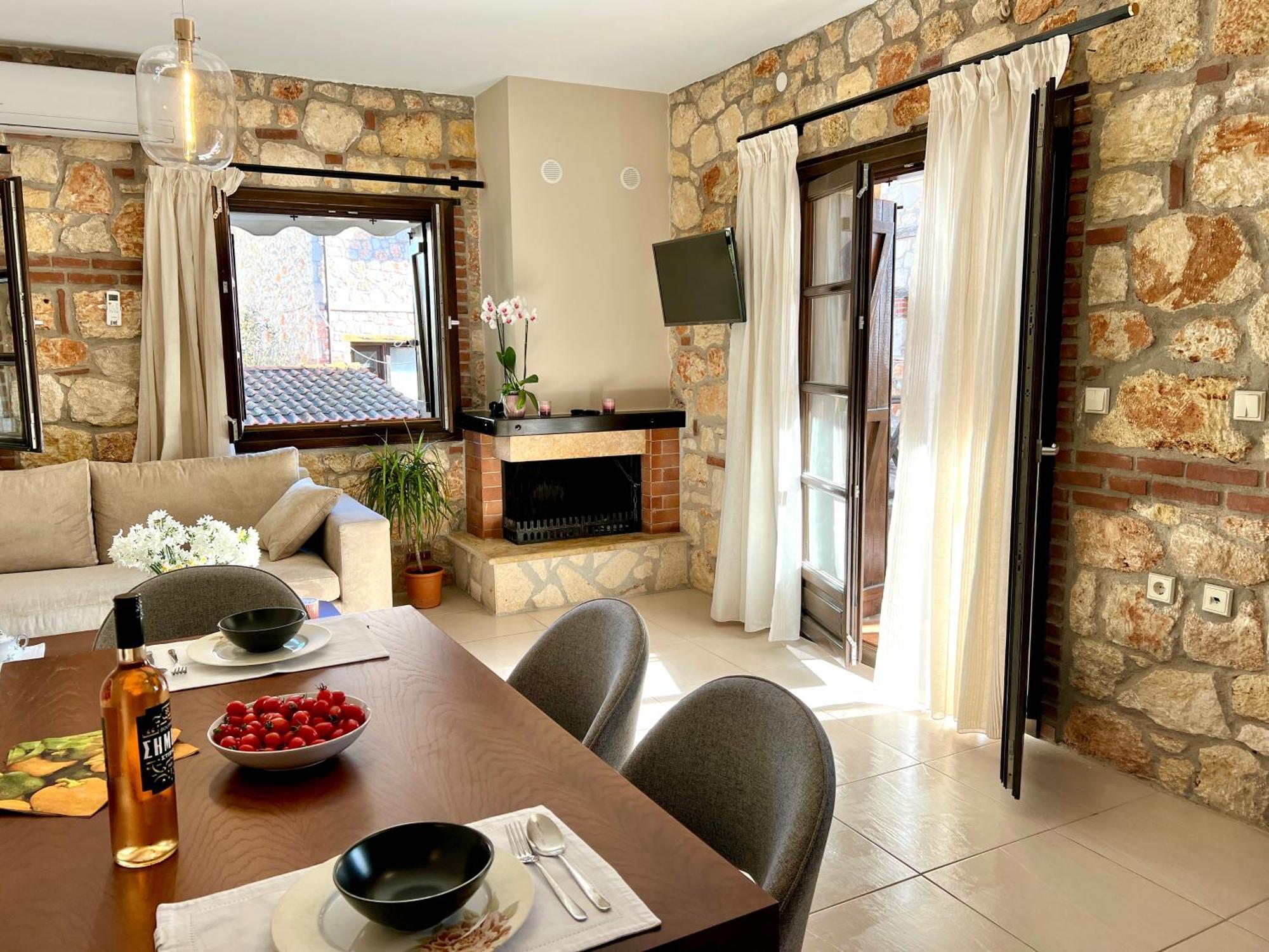 Гостевой дом Boutique Stone House Псакудия Экстерьер фото