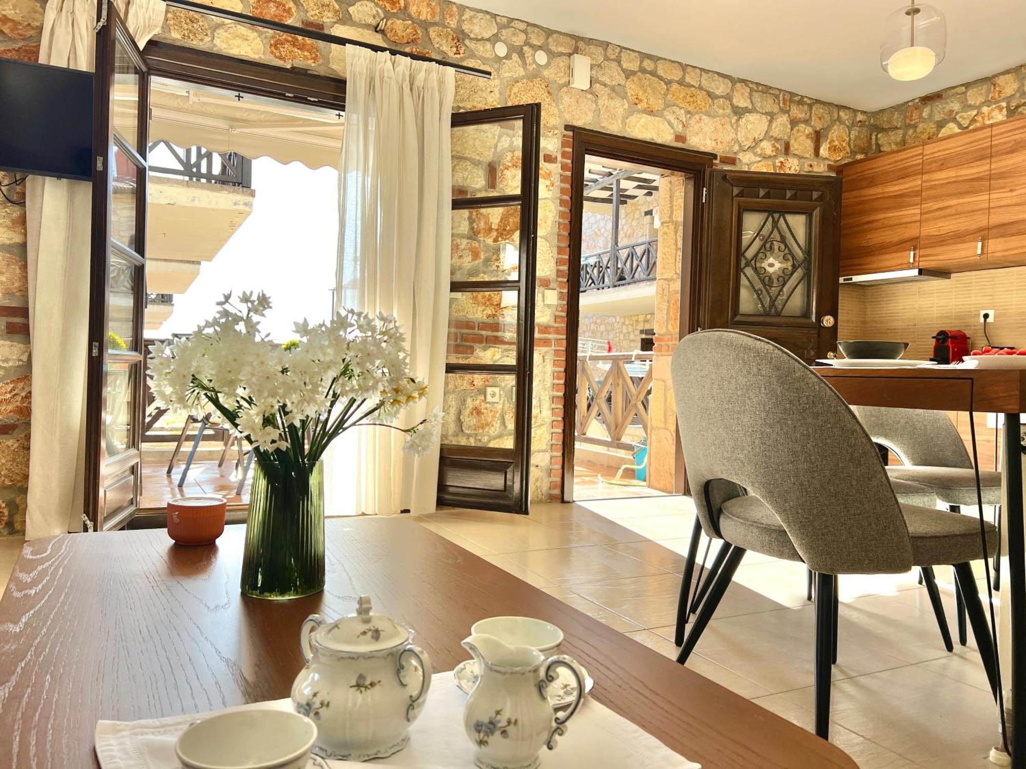 Гостевой дом Boutique Stone House Псакудия Экстерьер фото